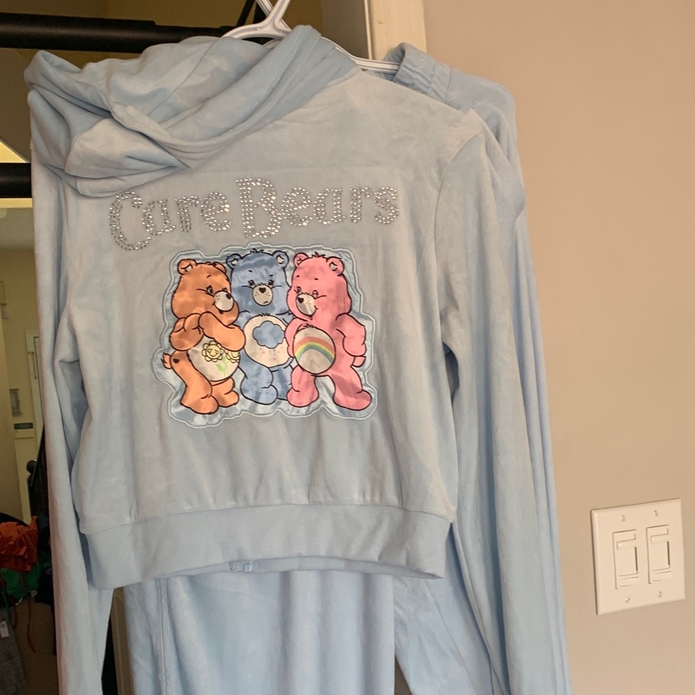 Care Bears Light Blue Pajama Set with Heart Patch